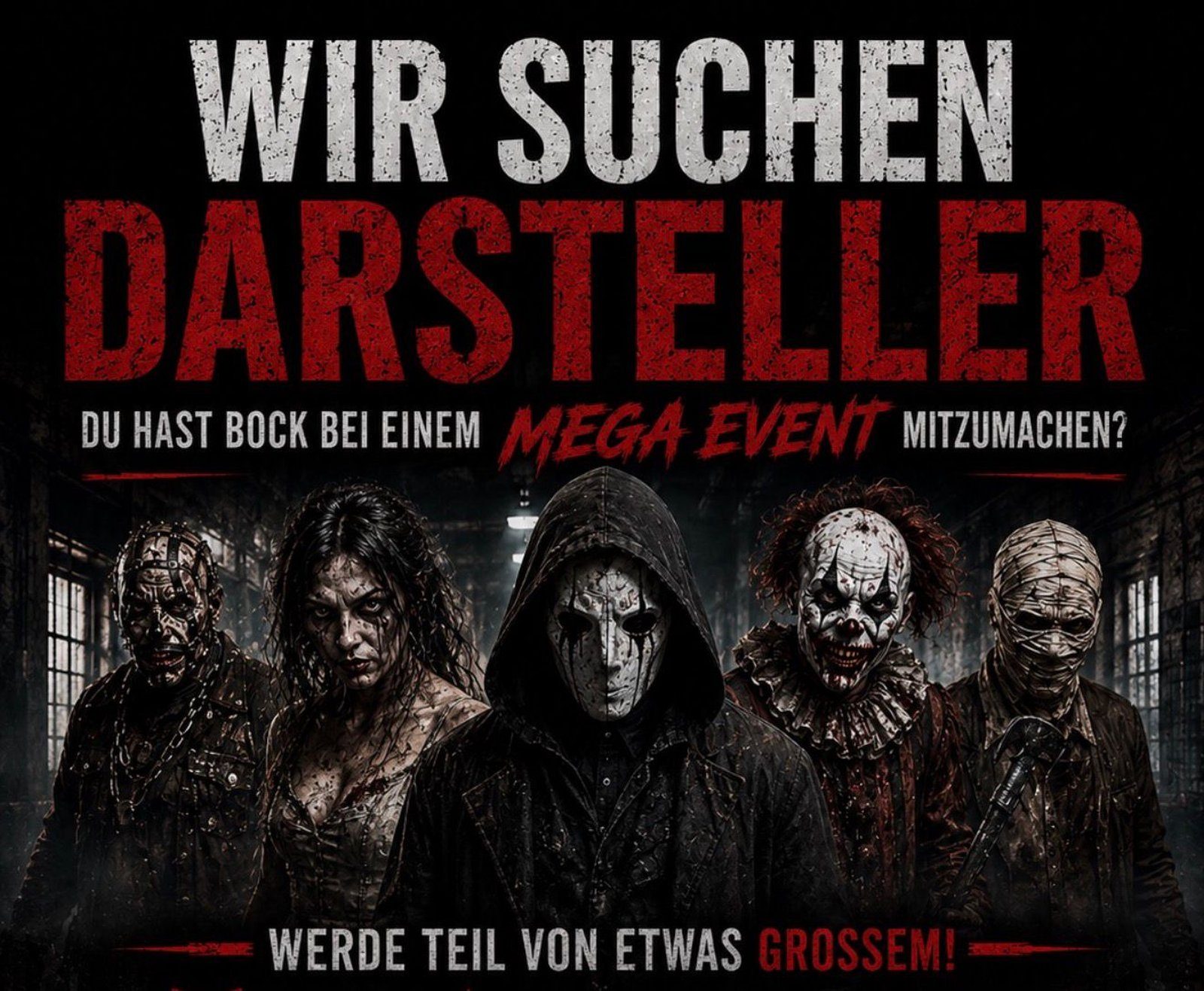 DarkZone Horror Casting — Wir suchen Darsteller